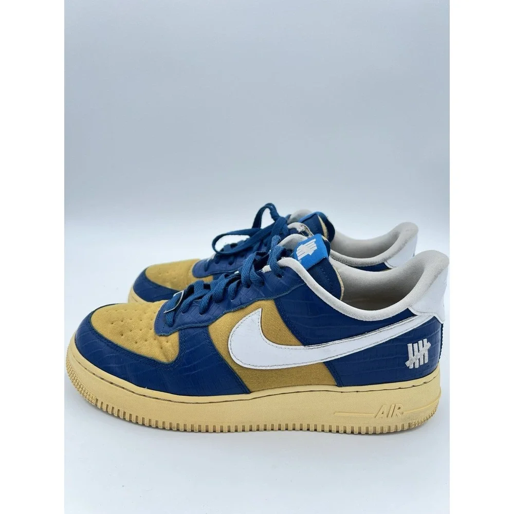 Nike Dunk Low Retro Blue Yellow Sneakers Men's Athletic Shoes Size 13